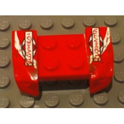 Vehicle, Mudguard 2 x 4 with Headlights Overhang with 'YUBIHAMA' Pattern on Both Sides (Stickers) - Set 8130