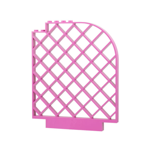 Деталь LEGO 6166 Belville Wall, Lattice 12 x 1 x 12 Curved