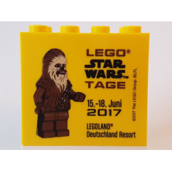 Brick 2 x 4 x 3 with Legoland Deutschland Resort Star Wars Tage 15. - 18. Juni 2017 Pattern Brick 2 x 4 x 3 with Legoland Deutschland Resort Star Wars Tage 15. - 18. Juni 2017 Pattern
