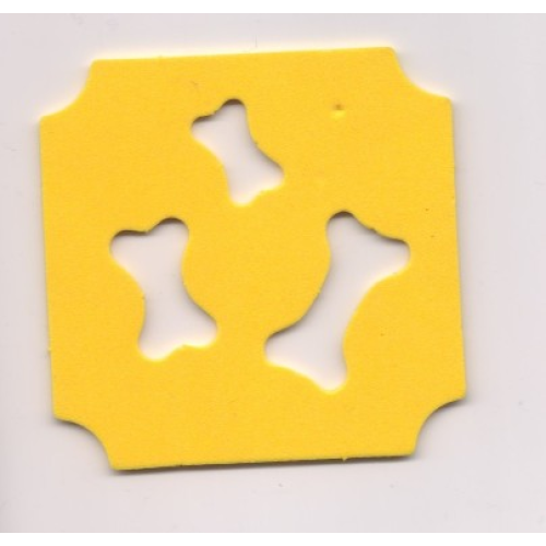 Деталь LEGO bb0226 Foam Scala Dog Mat, Bone Shape Cutouts #3150