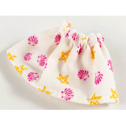 Belville, Clothes Skirt Short, Clam and Starfish Pattern, Adult