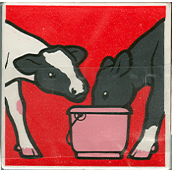 Duplo, Tile 2 x 2 x 1 with Cow Mosaic Picture 08 Pattern Duplo, Tile 2 x 2 x 1 with Cow Mosaic Picture 08 Pattern