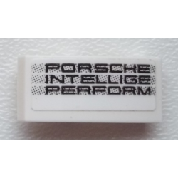 Slope, Curved 2 x 1 x 2/3 with 'PORSCHE INTELLIGE PERFORM' Pattern Model Left Side (Sticker) - Set 75876 Slope, Curved 2 x 1 x 2/3 with 'PORSCHE INTELLIGE PERFORM' Pattern Model Left Side (Sticker) - Set 75876