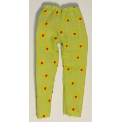 Scala, Clothes Female Pants with Yellow Flowers Pattern