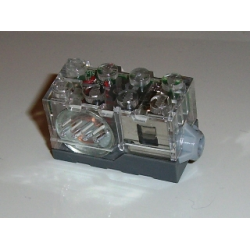 Electric, Sound Brick 2 x 4 x 2 with Trans-Clear Top and Klaxon Alarm Sound