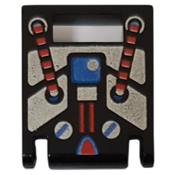 Container, Box 2 x 2 x 2 Door with Slot with Spyrius Pattern Container, Box 2 x 2 x 2 Door with Slot with Spyrius Pattern