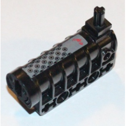 Projectile Launcher, Cannon, Flat Bottom with Heat Shield on Dark Bluish Gray Background Pattern (Sticker) - Set 5985 Projectile Launcher, Cannon, Flat Bottom with Heat Shield on Dark Bluish Gray Background Pattern (Sticker) - Set 5985