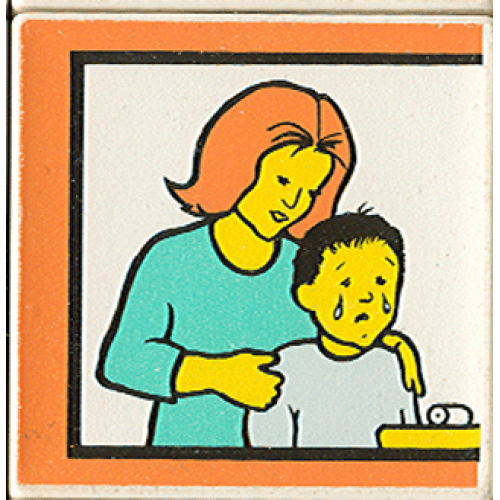 Деталь LEGO 2756pb149 Duplo, Tile 2 x 2 x 1 with Town Mosaic Picture 05 Pattern