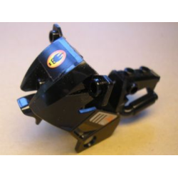 Motorcycle Fairing, City with Agents Villain Logo and 'Off-Bike' with Black and Orange Vents Pattern (Stickers) - Set 8967