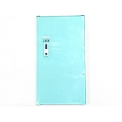 Glass for Window 1 x 4 x 6 with Door Lock and 'LOCK' Pattern (Sticker) - Set 70165