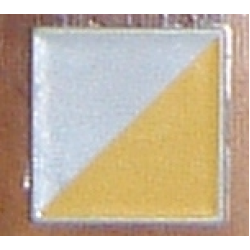 Duplo, Tile 2 x 2 with Shape Yellow Right Triangle Pattern Duplo, Tile 2 x 2 with Shape Yellow Right Triangle Pattern
