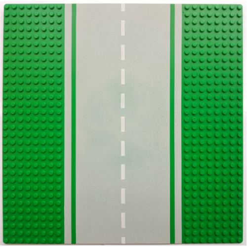Деталь LEGO 30279pb02 Baseplate, Road 32 x 32 8-Stud Straight with Road Pattern