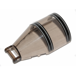 Windscreen 6 x 4 x 2 Round with Bar Handle with Black and Gray Stripes Pattern (Stickers) - Set 75003 Windscreen 6 x 4 x 2 Round with Bar Handle with Black and Gray Stripes Pattern (Stickers) - Set 75003