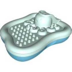 Duplo Bath Toy 13 x 16 x 3 Floating Island with Light Aqua Top with Octopus Slide (3542 / 3541) Duplo Bath Toy 13 x 16 x 3 Floating Island with Light Aqua Top with Octopus Slide (3542 / 3541)