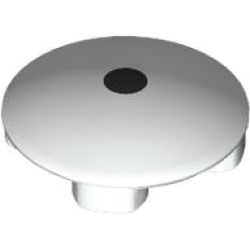 Plate, Round 2 x 2 with Rounded Bottom (Boat Stud) with Small Black Circle / Eye Pattern Plate, Round 2 x 2 with Rounded Bottom (Boat Stud) with Small Black Circle / Eye Pattern