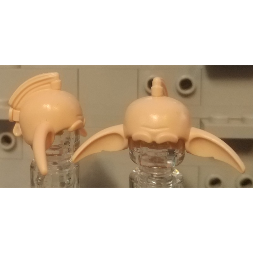 Деталь LEGO 98106 Minifigure, Headgear Head Top, SW Lennik Skull Top with Long Ears