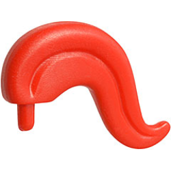 Minifigure, Plume Feather Large - Red