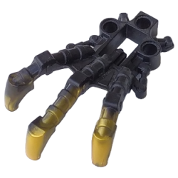 Bionicle Foot Piraka Clawed with Marbled Pearl Gold Pattern Bionicle Foot Piraka Clawed with Marbled Pearl Gold Pattern