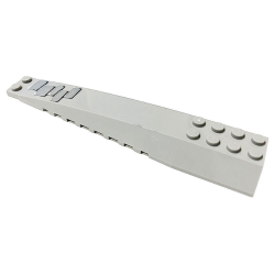 Wedge 16 x 4 Triple Curved with Reinforcements with Bricks Pattern 1 (Sticker) - Set 71040