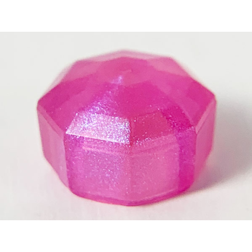 Деталь LEGO 65092 Rock 1 x 1 Jewel Octagonal - Satin Trans-Light Blue