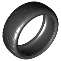 Tire 94.3mm D. x 38mm Motorcycle Racing Tread
