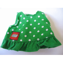 Duplo, Doll Cloth Dress with White Dots Pattern