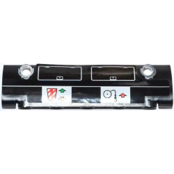 Technic, Panel Curved 11 x 3 with 2 Hatches and Operating Instructions Pattern Model Left Side (Sticker) - Set 42008