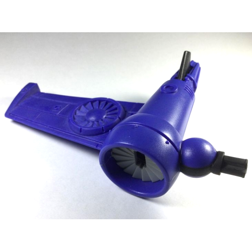 Деталь LEGO x281c01 Galidor Wing with Light Gray Turbine Spring Cannon, Black Fin Trigger, and Black Flexible Rubber Axle