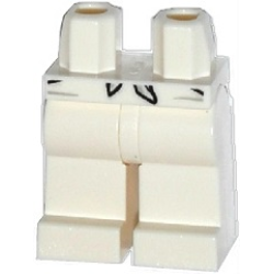 Hips and Legs with Shirt Knot Black Outline Pattern Hips and Legs with Shirt Knot Black Outline Pattern