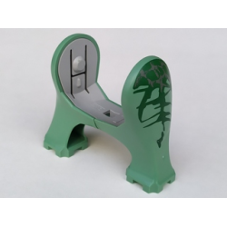 Dinosaur Legs Short with Light Gray Middle Section with Dark Green Pattern Dinosaur Legs Short with Light Gray Middle Section with Dark Green Pattern