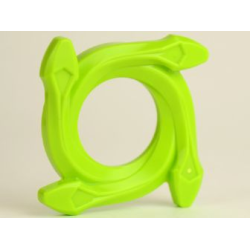 Ring 4 x 4 with 2 x 2 Hole and 4 Snake Head Ends (Ninjago Spinner Crown) Ring 4 x 4 with 2 x 2 Hole and 4 Snake Head Ends (Ninjago Spinner Crown)