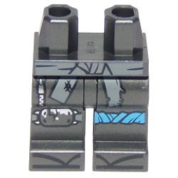 Hips and Legs with Tattered Sash, Dark Azure Wrappings, Knee Pad, Sandals and Zipper Pattern Hips and Legs with Tattered Sash, Dark Azure Wrappings, Knee Pad, Sandals and Zipper Pattern