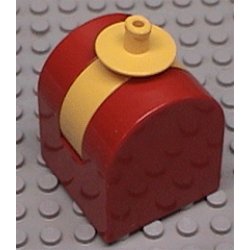 Duplo Brick 2 x 2 x 2 Curved Top with Yellow Propeller / Rotor Holder Duplo Brick 2 x 2 x 2 Curved Top with Yellow Propeller / Rotor Holder