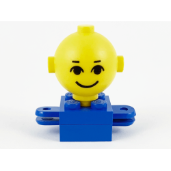 Homemaker Figure / Maxifigure Torso Assembly with Yellow Head with Black Eyes, Eyebrows, and Smile Pattern (792c03 / 685px4)