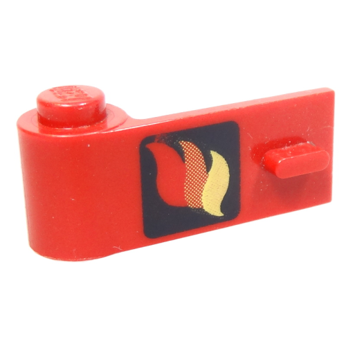 Деталь LEGO 3822pb002 Door 1 x 3 x 1 Left with Classic Fire Logo Pattern