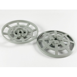 Dish 6 x 6 Inverted (Radar) Webbed - Type 1 (underside attachable at any position) - Light Gray Dish 6 x 6 Inverted (Radar) Webbed - Type 1 (underside attachable at any position) - Light Gray