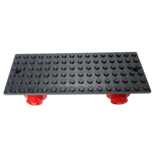 Деталь LEGO 736c01 Train Base 6 x 16 Type I with Wheels