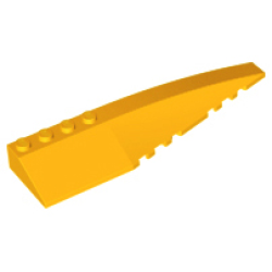 Wedge 12 x 3 Right - Bright Light Orange