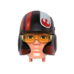 Large Figure Head Modified SW Poe Dameron Pattern Large Figure Head Modified SW Poe Dameron Pattern