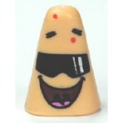 Minifigure, Head, Modified Patrick with Sunglasses Pattern