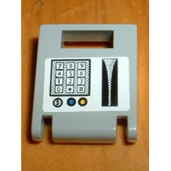 Container, Box 2 x 2 x 2 Door with Slot with Keypad and Card Swipe Pattern (Sticker) - Set 1376 Container, Box 2 x 2 x 2 Door with Slot with Keypad and Card Swipe Pattern (Sticker) - Set 1376