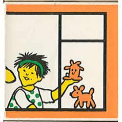 Duplo, Tile 2 x 2 x 1 with Town Mosaic Picture 09 Pattern