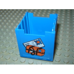 Fabuland Mailbox 4 x 4 x 4 with Mail Envelope Pattern Fabuland Mailbox 4 x 4 x 4 with Mail Envelope Pattern