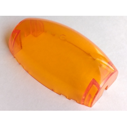 Windscreen 10 x 6 x 3 Bubble Canopy Double Tapered - Trans-Orange