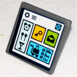 Road Sign 2 x 2 Square with Open O Clip with Clock, Restaurant, Drink, Key, Mail Envelope and Luggage Hotel Symbols Pattern (Sticker) - Set 41347 Road Sign 2 x 2 Square with Open O Clip with Clock, Restaurant, Drink, Key, Mail Envelope and Luggage Hotel Symbols Pattern (Sticker) - Set 41347