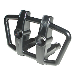 Vehicle, Grille 6 x 4 x 3 with Two Pins and Two Pin Holes - Black