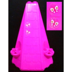 Tower Roof 6 x 8 x 9 with 2 Butterflies Pattern (Stickers) - Set 7582 Tower Roof 6 x 8 x 9 with 2 Butterflies Pattern (Stickers) - Set 7582