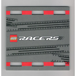 Foam Racers, Ramp Base 20 x 20 with Tire Marks and Lego Logo Foam Racers, Ramp Base 20 x 20 with Tire Marks and Lego Logo