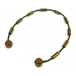 String with End Studs and Climbing Grips (21L Overall) with Brown Studs and Grips Pattern