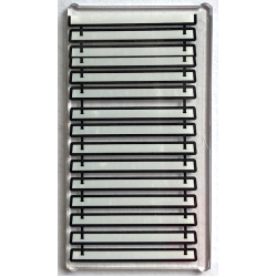 Glass for Window 1 x 4 x 6 with Venetian Blinds Down Pattern (Sticker) - Set 21336 Glass for Window 1 x 4 x 6 with Venetian Blinds Down Pattern (Sticker) - Set 21336